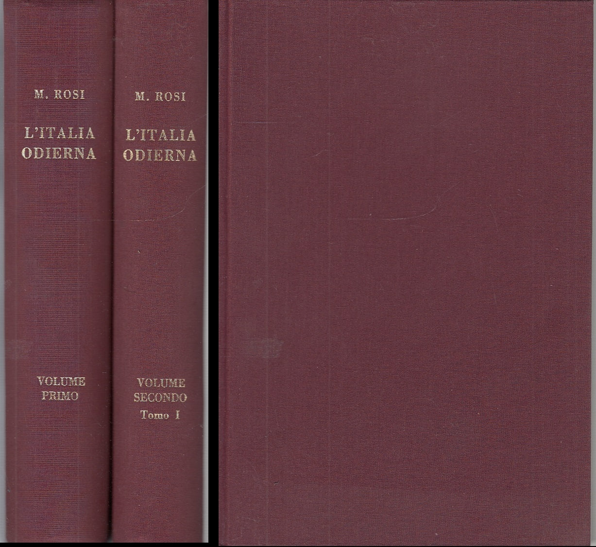 LS- L'ITALIA ODIERNA 2 VOLUMI DUE SECOLI DI LOTTE- ROSI- UTET--- 1922- C- YFS126