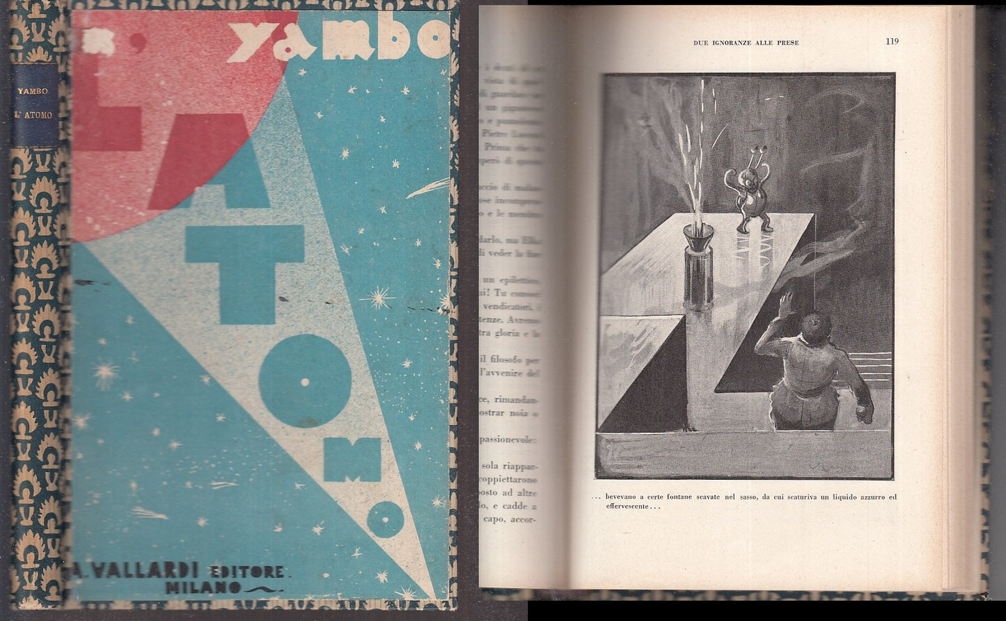 LB- L'ATOMO STORIA DI UN MONDO INVISIBILE - YAMBO - VALLARDI --- 1937 - C- XFS62