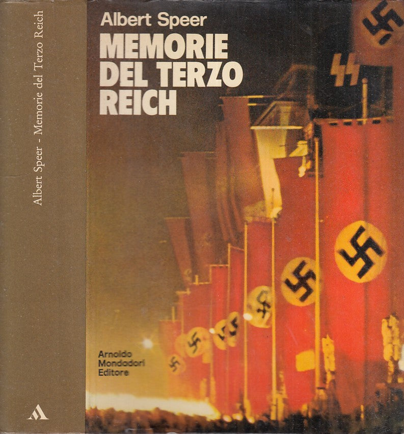 LS- MEMORIE DEL TERZO REICH - ALBERT SPEER - MONDADORI -- 3a ED.- 1971- CS- MLT4