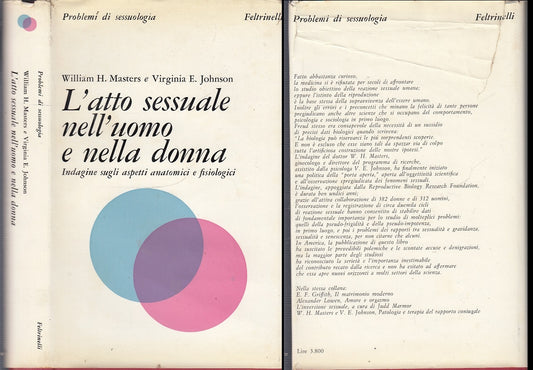 LZ- L'ATTO SESSUALE NELL'UOMO E NELLA DONNA -- FELTRINELLI--- 1970- CS- XFS45