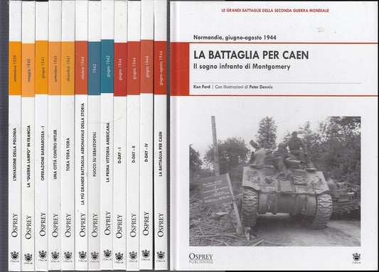 LS- GRANDI BATTAGLIE SECONDA GUERRA MONDIALE 12 VOLUMI-- OSPREY--- 2009-C-ZFS500