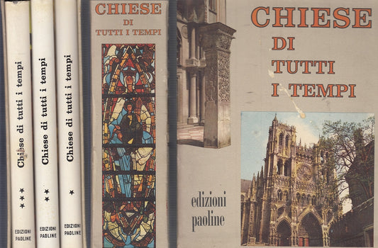 LT- CHIESE DI TUTTI I TEMPI COFANETTO 3 VOLUMI -- PAOLINE--- 1959- CS- ZFS357
