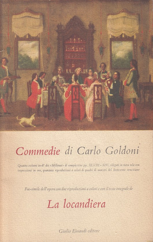 LN- LA LOCANDIERA - CARLO GOLDONI - EINAUDI - COMMEDIE -- 1952 - B - ZFS10