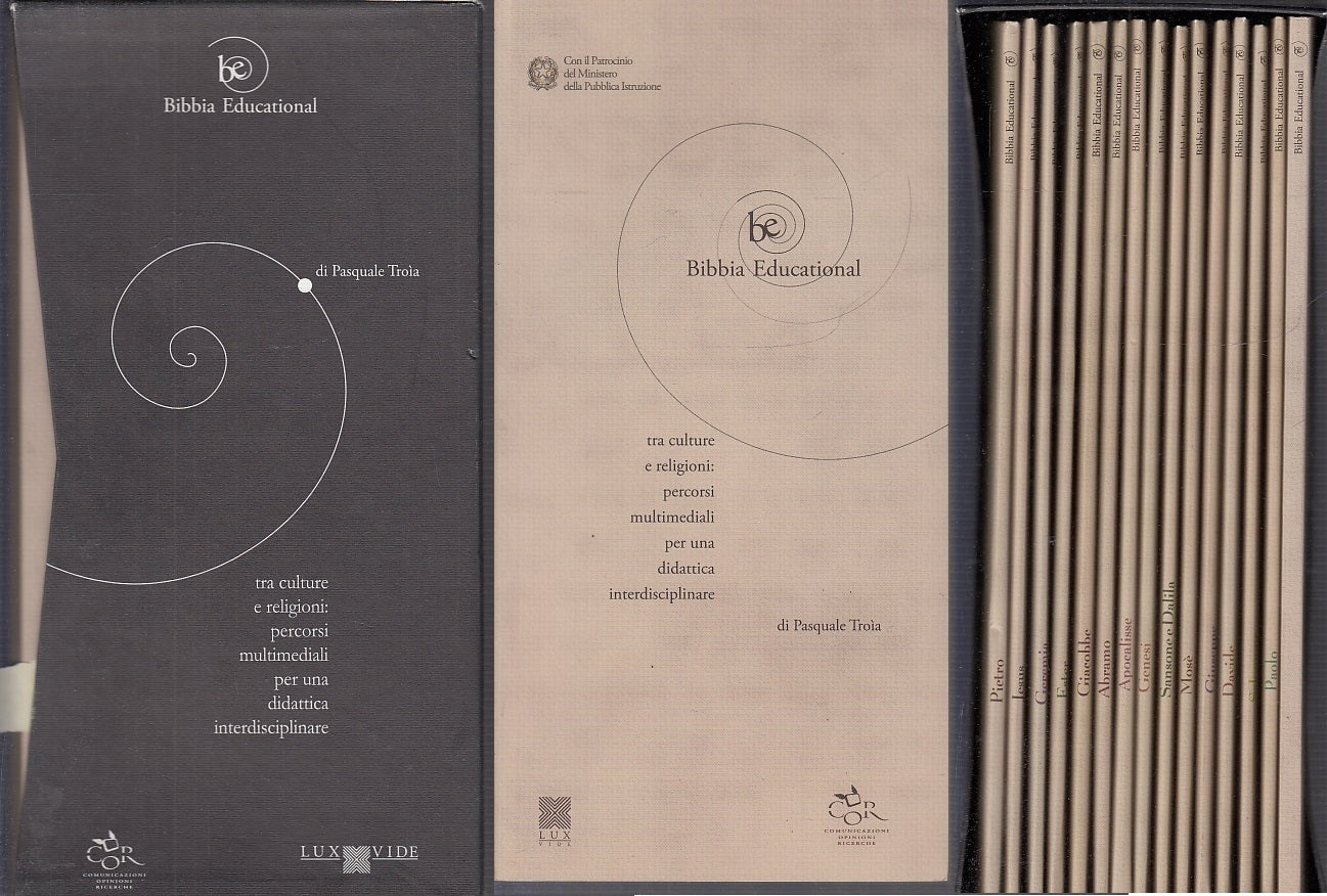 LD- BIBBIA EDUCATIONAL COFANETTO FILM CD ROM- TROIA- LUX VIDE--- 2006- B- YFS679