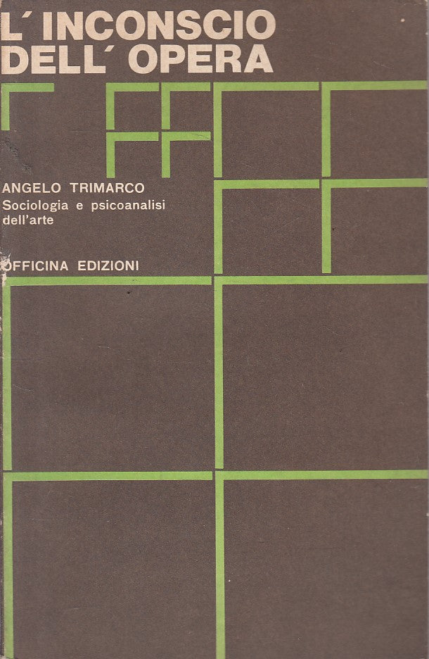 LS- L'INCONSCIO DELL'OPERA - TRIMARCO - OFFICINA --- 1974 - B - YFS629