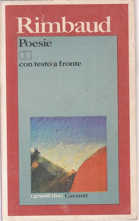 LN- POESIE - RIMAUD - GARZANTI - GRANDI LIBRI - 1a ED. - 1977 - B - YFS381