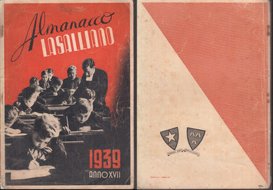 LH- ALMANACCO LASALLIANO 1939 ANNO XVII FASCISMO BALILLA ----- 1939 - B - XFS20