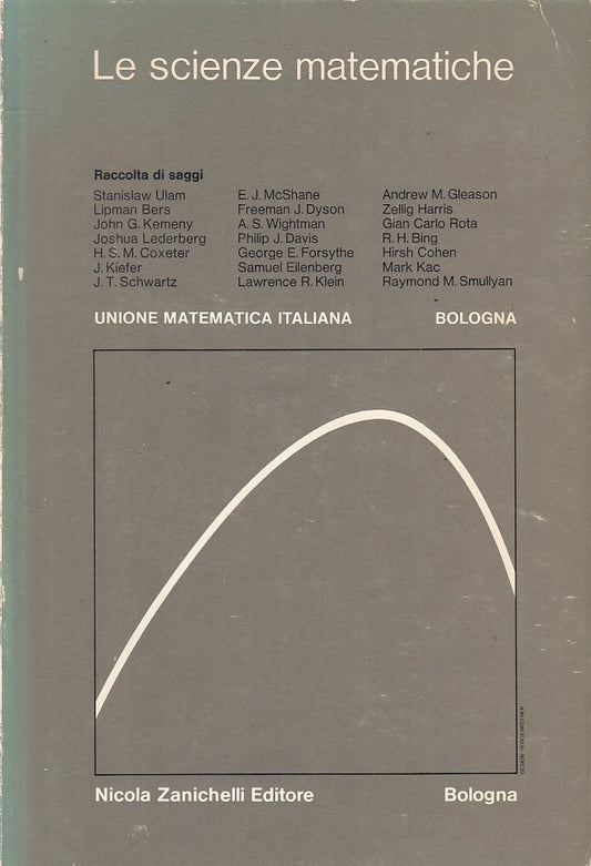 LS- LE SCIENZE MATIMATICHE RACCOLTA SAGGI - ZANICHELLI UMI---- 1973 - B - YFS408