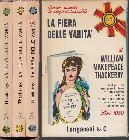 LN- LA FIERA DELLE VANITA' 1/3 COFANETTO- THACKERAY- LONGANESI--- 1968- B- XFS15