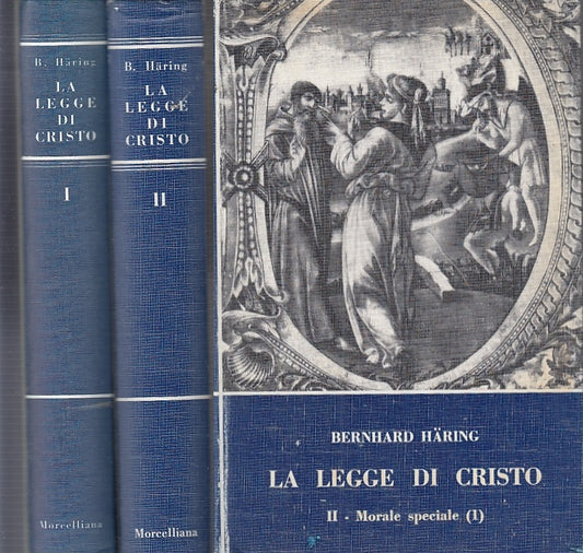LD- LA LEGGE DI CRISTO 2 VOLUMI - BERNHARD HARING - MORCELLIANA--- 1964- C- ZFS8