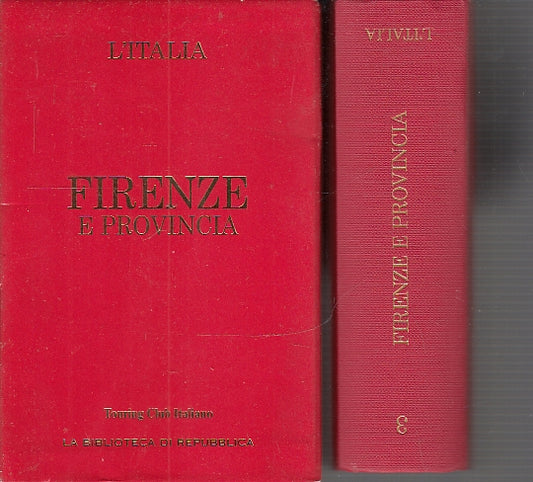 LV- GUIDA FIRENZE E PROVINCIA -- TOURING CLUB REPUBBLICA--- 2005- C- ZFS204