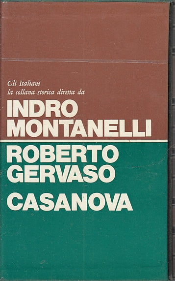 LS- CASANOVA - GERVASO - RIZZOLI - GLI ITALIANI MONTANELLI -- 1976 - C- ZFS178