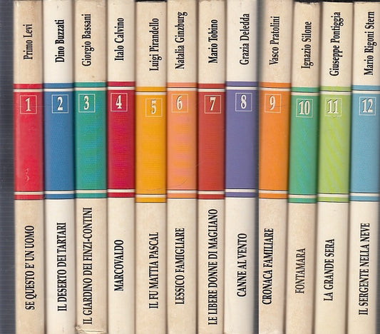 LN- GRANDI NARRATIVA NOVECENTO ITALIANO 1/12-- FAMIGLIA CRISTIANA--- 1997- CS- YFS