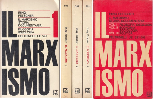 LS- IL MARXISMO STORIA DOCUMENTARIA 3 VOLUMI -- FELTRINELLI --- 1970 - B - ZFS7
