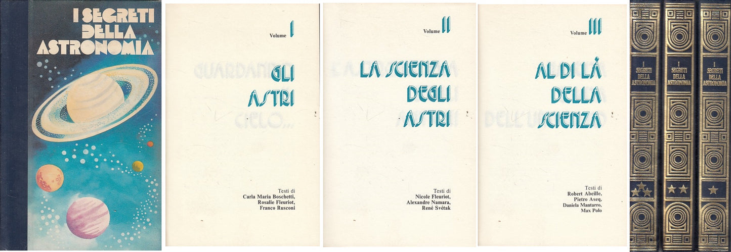 I Segreti della Astronomia 3 volumi - Ferni - 1976 - ZFS7