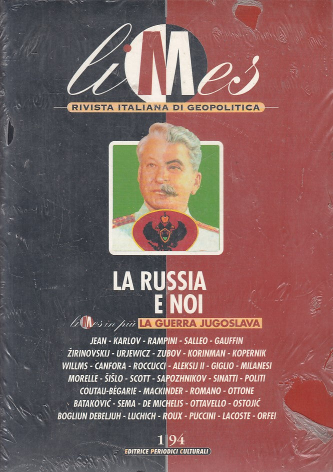 LS- LIMES GEOPOLITICA 1 RUSSIA E NOI -- PERIODICI CULTURALI--- 1994 - B - ZFS293