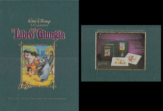 LB-  COFANETTO IL LIBRO DELLA GIUNGLA -- EDIZIONE VIDEO DE LUXE--- 1994- C- RGZ