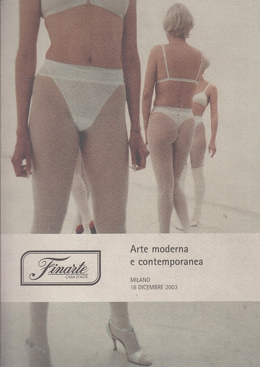 LT- ARTE MODERNA E CONTEPORANEA CATALOGO ASTA 1230 -- FINARTE--- 2003- B- YFS542