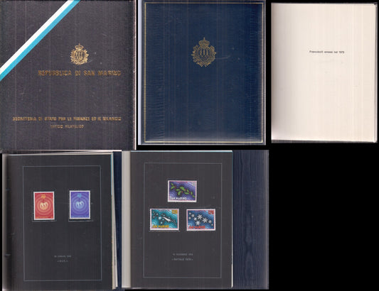 CV- ASTUCCIO FRANCOBOLLI NUOVI REPUBBLICA SAN MARINO ANNATA COMPLETA 1978 XFS65