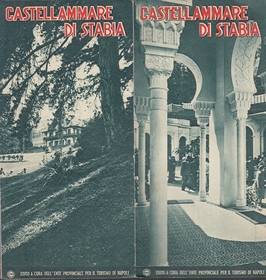 CV- GUIDA TURISTICA CASTELLAMARE DI STABIA PIEGHEVOLE - ENIT 1949 - XFS65