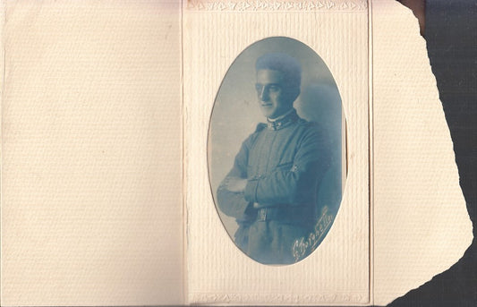 CC- FOTOGRAFIA ORIGINALE SOLDATO PRIMA GUERRA MONDIALE - XFS65 RFX51