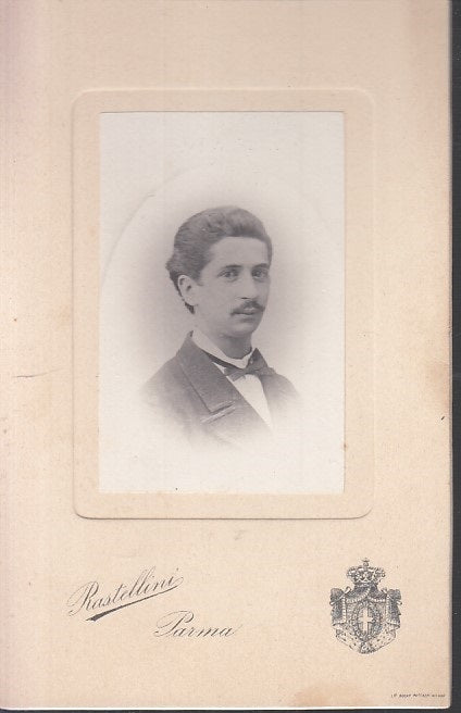 CC- FOTO RITRATTO FORMATO MARGHERITA RASTELLINI PARMA '800 '900 - XFS65 RFX63