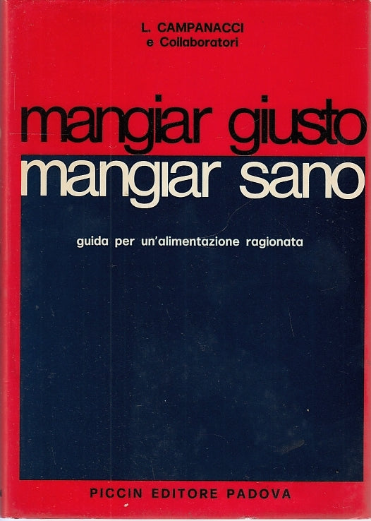 LZ- MANGIAR GIUSTO MANGIAR SANO - CAMPANACCI - PICCIN -- 1979- CS- YFS111