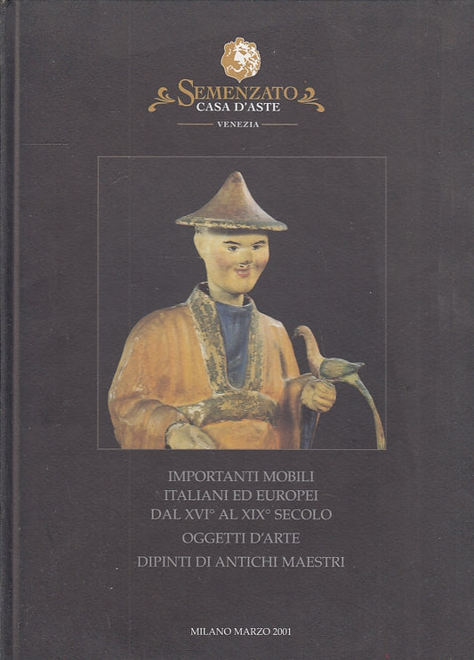LT- CATALOGO ASTA MOBILI ITALIANI ED EUROPEI -- SEMENZATO --- 2001 - C - YFS296