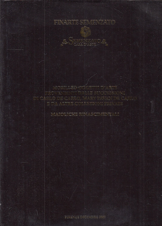 LT- CATALOGO ASTA MOBILI ED OGGETTI D'ARTE -- SEMENZATO --- 2002 - CS - YFS298