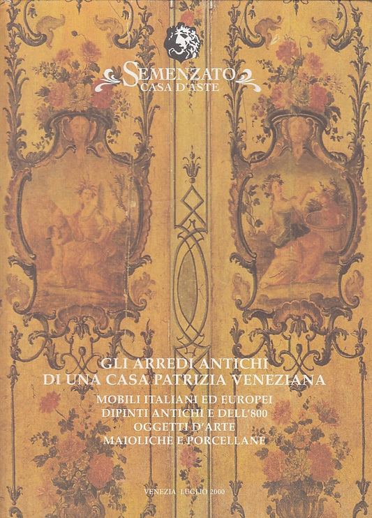 LT- CATALOGO ASTA ARREDI ANTICHI CASA PATRIZIA -- SEMENZATO --- 2000 - C- YFS298