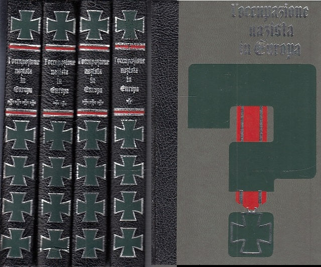 LS- L'OCCUPAZIONE NAZISTA IN EUROPA 4 VOLUMI COMPLETA -- FERNI --- 1972- C- MLT4
