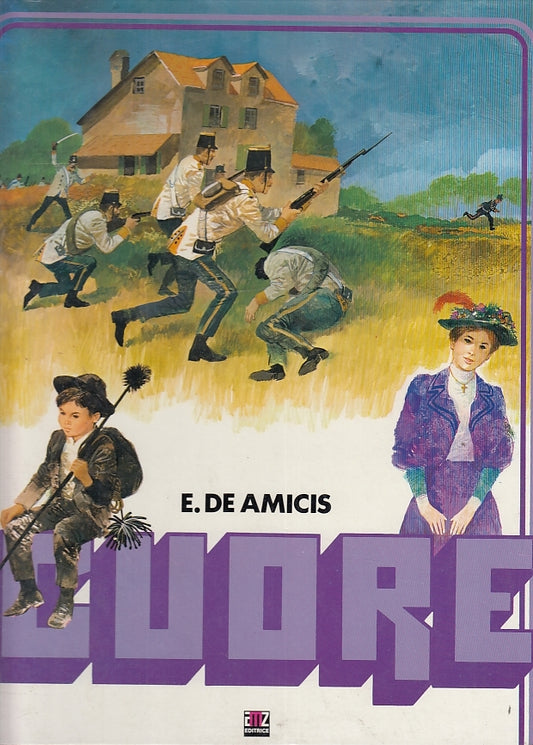 LB- CUORE ILLUSTRATO - EDMONDO DE AMICIS - AMZ EDITRICE --- 1984 - C- YFS530
