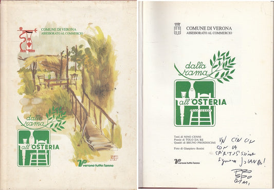 LZ- DALLA RAMA ALL'OSTERIA DEDICA AUTOGRAFO - PROSDOCIMI- EBS--- 1985- CS- YFS82