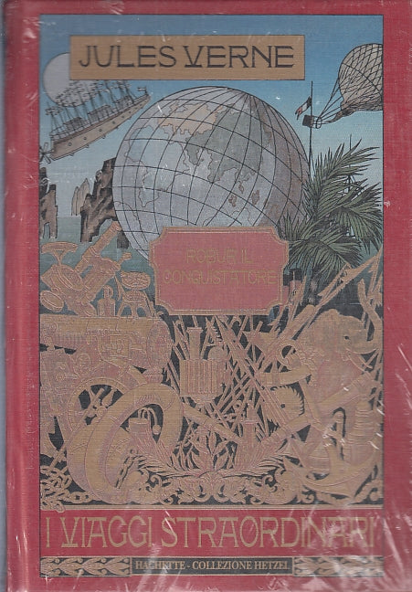 LB- I VIAGGI STRAORDINARI ROBUR CONQUISTATORE - VERNE - HACHETTE--- 2001- C-XFS4