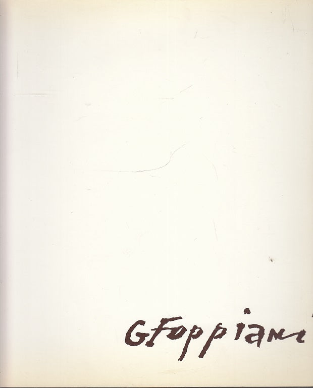 LT- GUSTAVO FOPPIANI  ITINERARI CATALOGO - SGARBI - ANALISI--- 1988- B- YFS548