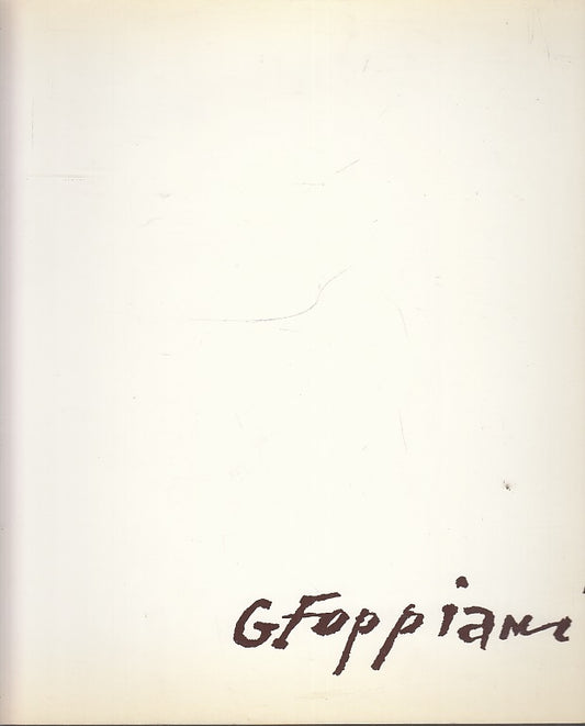 LT- GUSTAVO FOPPIANI  ITINERARI CATALOGO - SGARBI - ANALISI--- 1988- B- YFS548