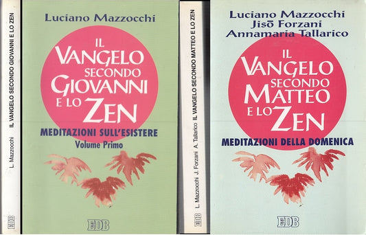 LD- IL VANGELO SECONDO MATTEO E LO ZEN 2 VOLUMI- MAZZOCCHI- EDB--- 1995- B- XFS8