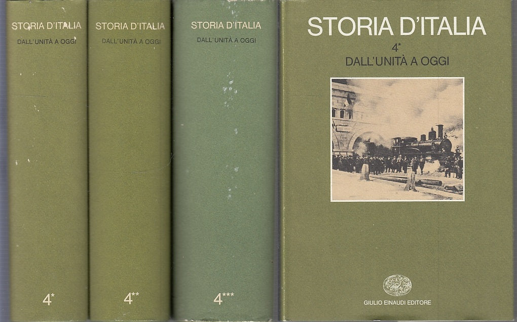 LS- STORIA D'ITALIA DALL'UNITA' A OGGI 4* 4** 4*** -- EINAUDI--- 1975- CS- XFS23