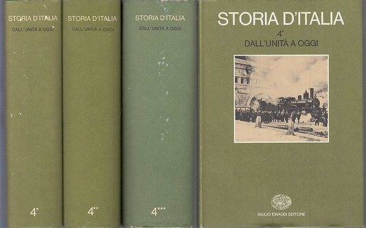 LS- STORIA D'ITALIA DALL'UNITA' A OGGI 4* 4** 4*** -- EINAUDI--- 1975- CS- XFS23