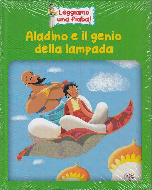 LB- LEGGIAMO UNA FIABA ALADINO E IL GENIO DELLA LAMPADA CON CD -- RBA--- 2016- C