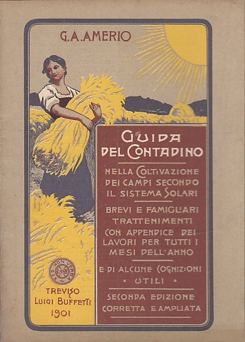 LH- GUIDA DEL CONTADINO SISTEMA SOLARI- AMERIO- LUIGI BUFFETTI--- 1901- B- XFS46