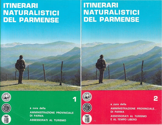 LV- ITINERARI NATURALISTICI DEL PARMENSE 2 VOLL. -- PARMA --- 1983 - B - YFS416