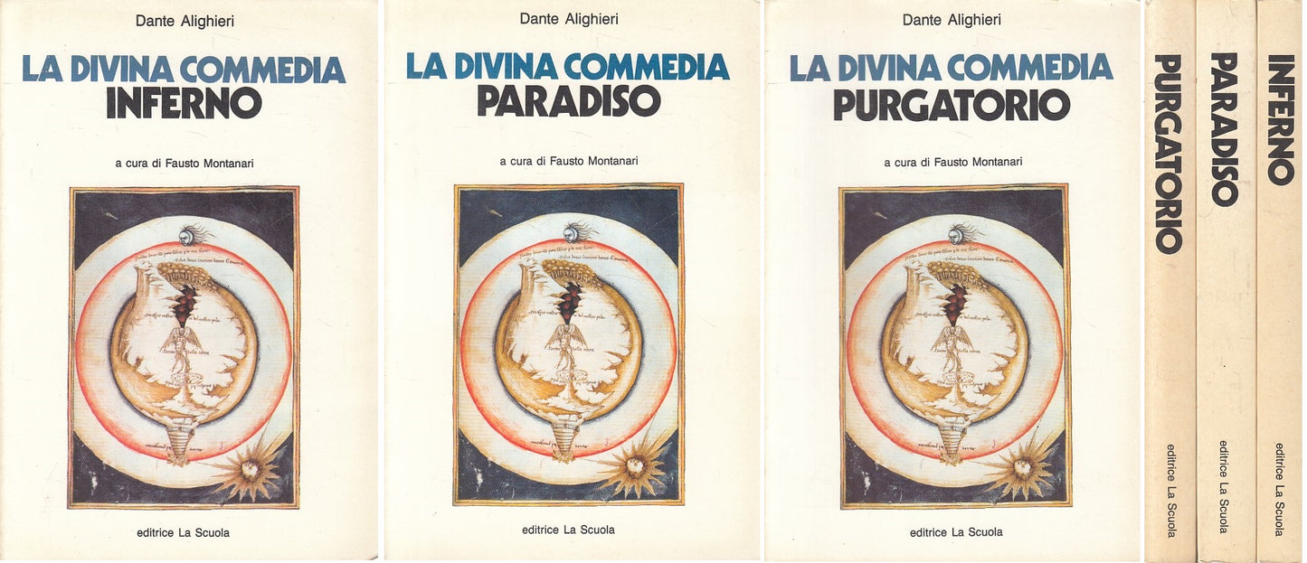 LN- LA DIVINA COMMENDIA 3 VOLUMI - DANTE - LA SCUOLA --- 1991 - B - YFS388