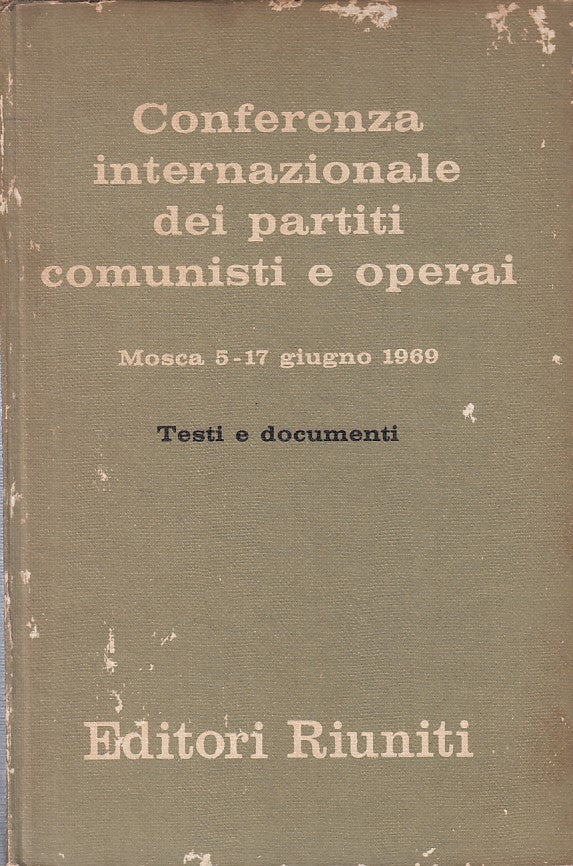 LS- CONFERENZA PARTITI COMUNISTI E OPERAI -- RIUNITI --- 1969 - B - YFS373