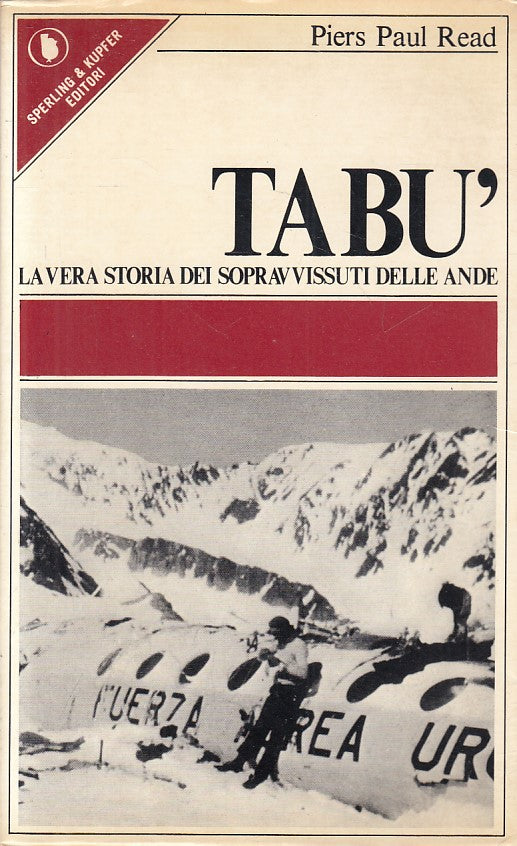 LS- TABU' VERA STORIA SOPRAVVISSUTI ANDE - READ - SPERLING --- 1976 - B - ZFS424