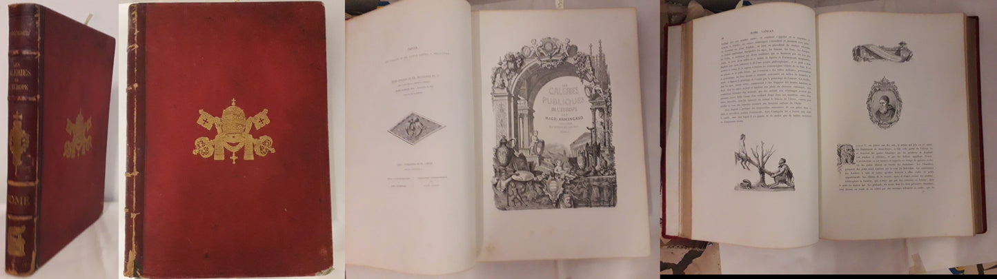 LH- LES GALERIES PUBLIQUES DE L'EUROPE ROME - ARMENGAUD ---- 1855 - C - ZFS319