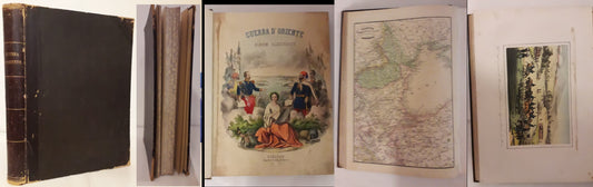 LH- LA GUERRA D'ORIENTE ALBUM ILLUSTRATO -- ANGELO USIGLI --- 1860 - C - ZFS319