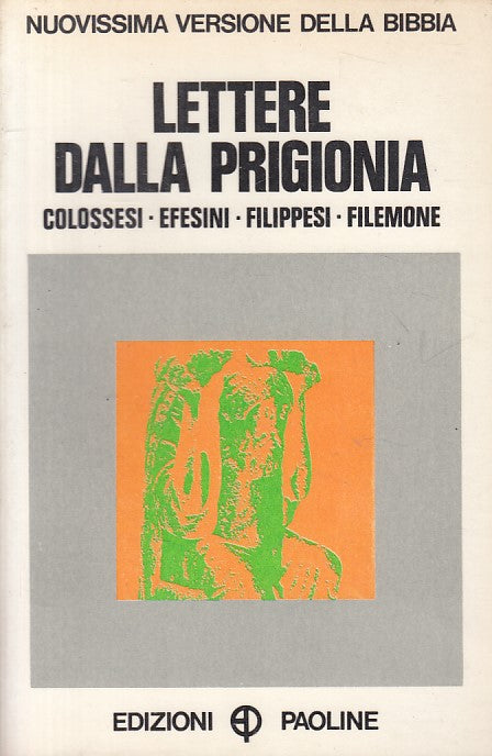 LD- LETTERE DALLA PRIGIONIA -- PAOLINE - NUOVISSIMA BIBBIA -- 1972 - B - YFS630