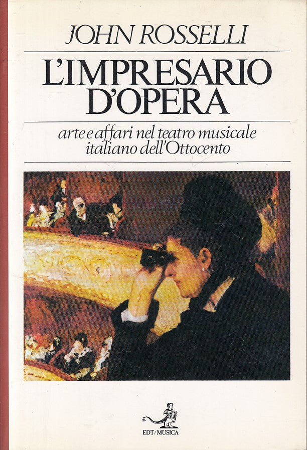 LS- L'IMPRESARIO D'OPERA ARTE AFFARI- ROSSELLI- EDT- MUSICA -- 1985 - B - YFS631