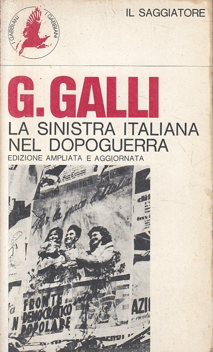 LS- SINISTRA ITALIANA NEL DOPOGUERRA - GALLI - SAGGIATORE --- 1978 - B - ZFS461